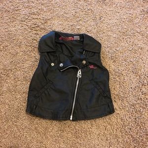 Faux Leather Vest